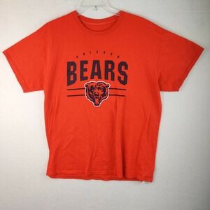 Chicago Bears Shirt Size Large NFL Team Apparel Orange